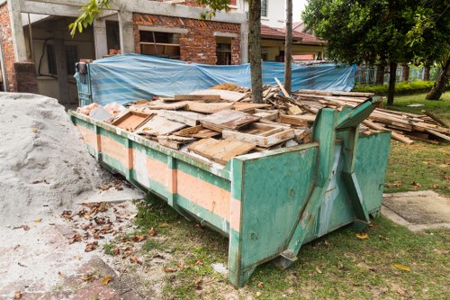 Construction site clearance in Soho