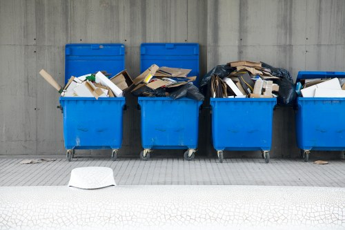 Soho streets with a skip placement