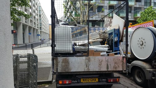 Recycling process at Skip Hire Soho